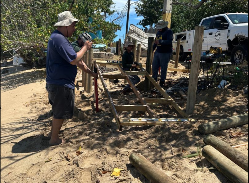 ARECIBO Se lleva a cabo el primer proyecto de restauración de dunas