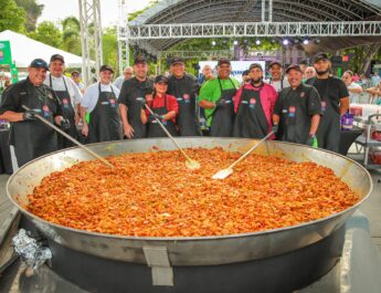 Más de 1,500 libras de arroz protagonizan histórica celebración en Festival de Paella y Arroces